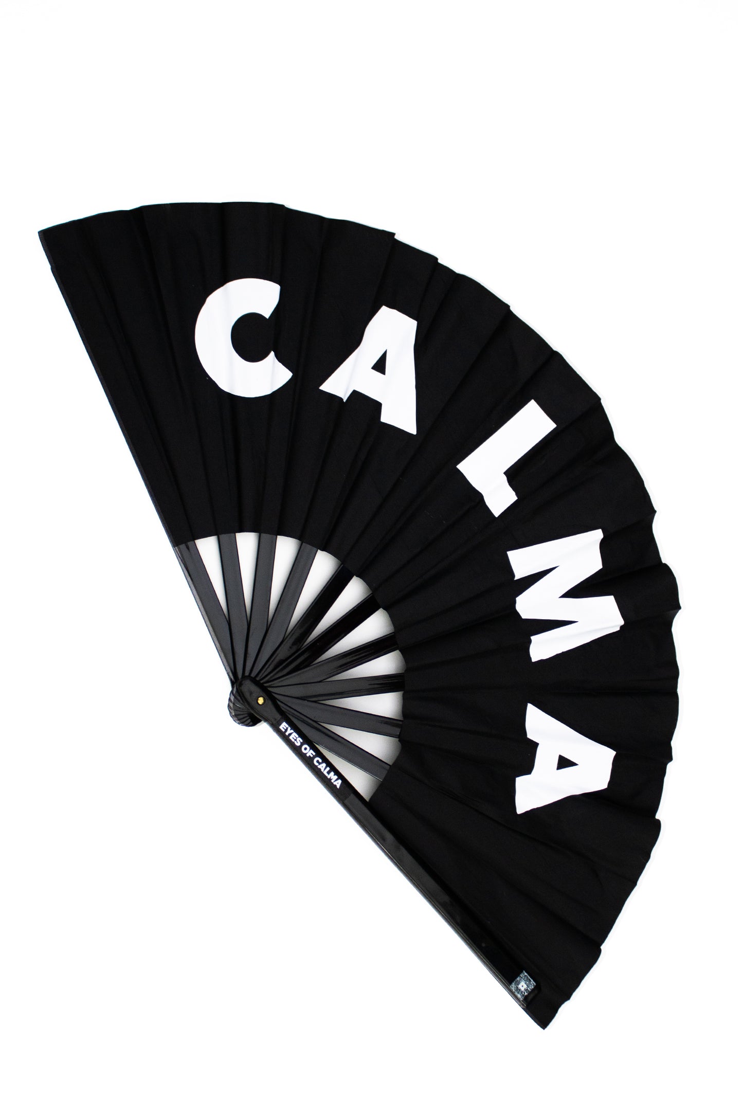 Calma Black Folding fan