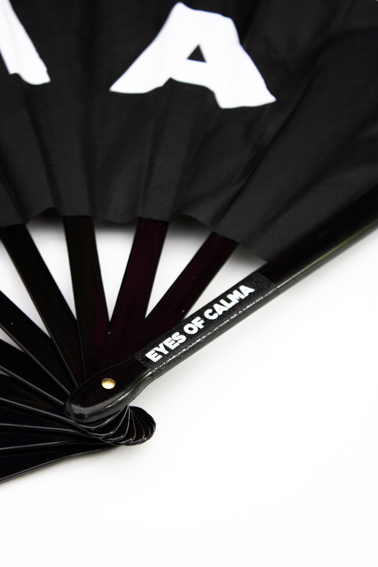Calma Black Folding fan