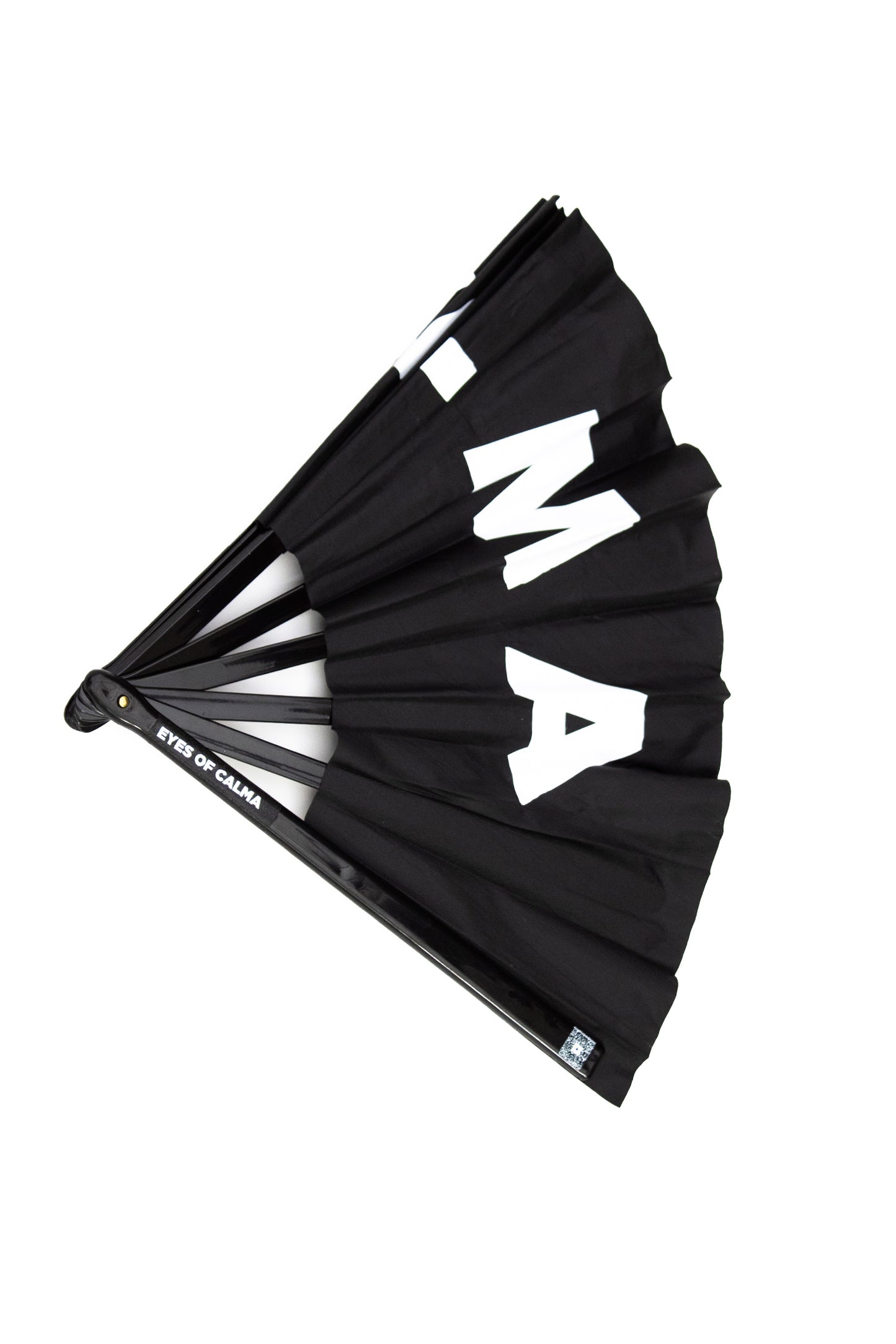 Calma Black Folding fan