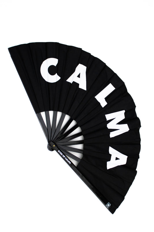 Calma Black Folding fan